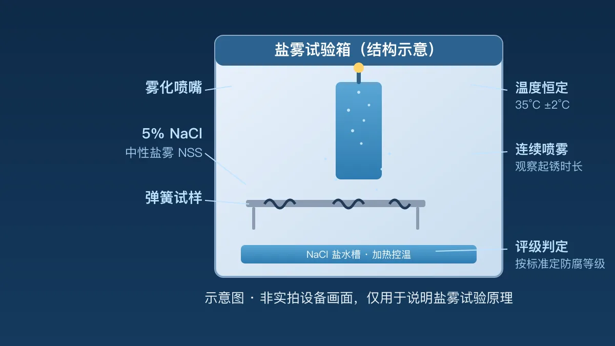 弹簧盐雾试验箱结构示意图