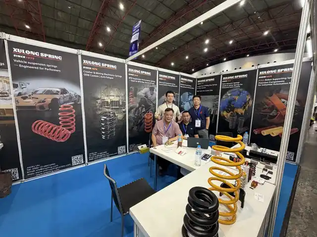 旭龙弹簧印尼工业展展台全景